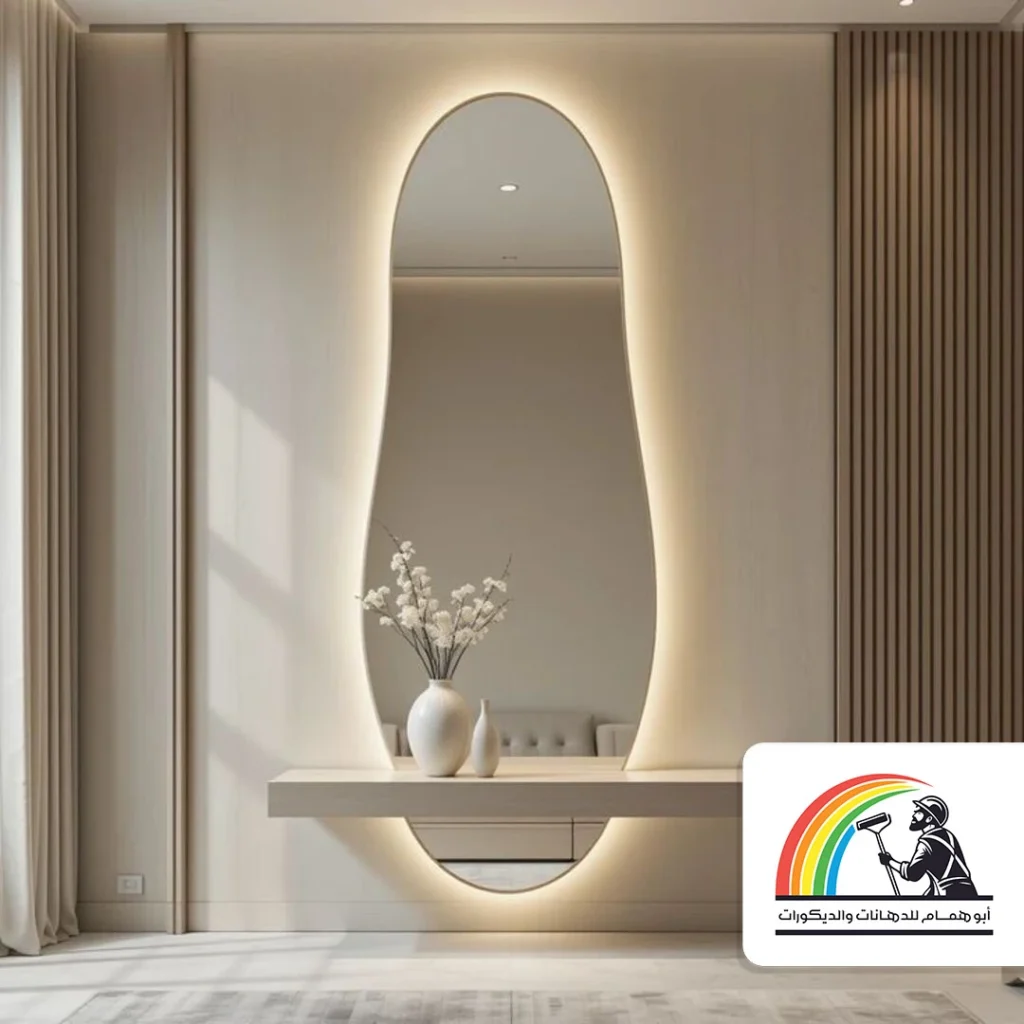 مرايا ديكور خشب مكة