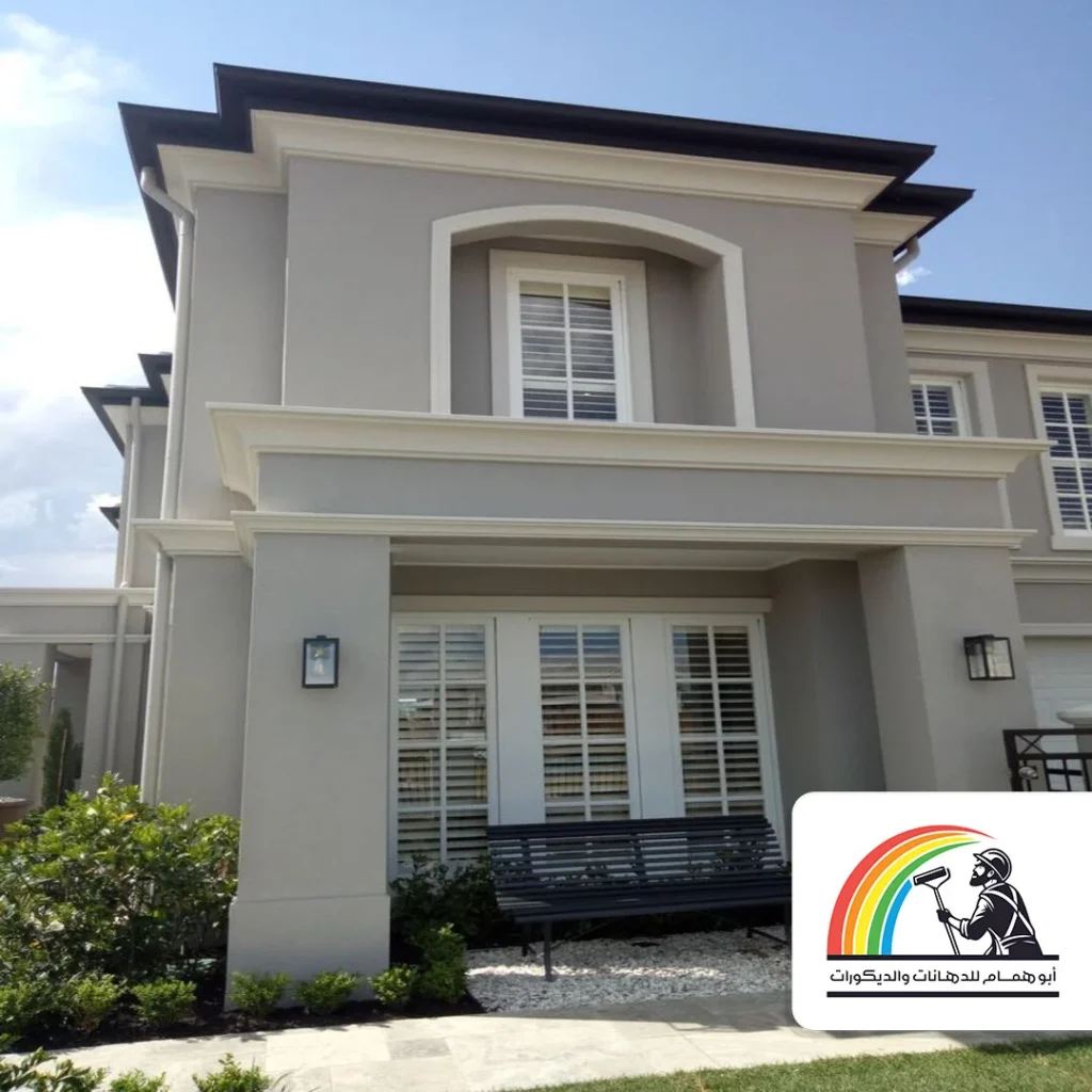 دهان واجهة فلل مكة